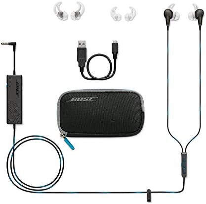 Bose QuietComfort 20 Acoustic Noise Cancelling Headphones, Compatible with Apple Devices, Black (Renewed)