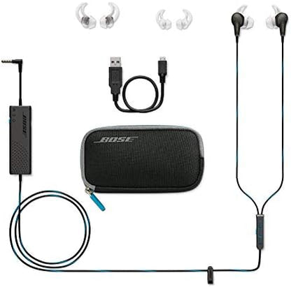 Bose QuietComfort 20 Acoustic Noise Cancelling Headphones, Compatible with Apple Devices, Black (Renewed)