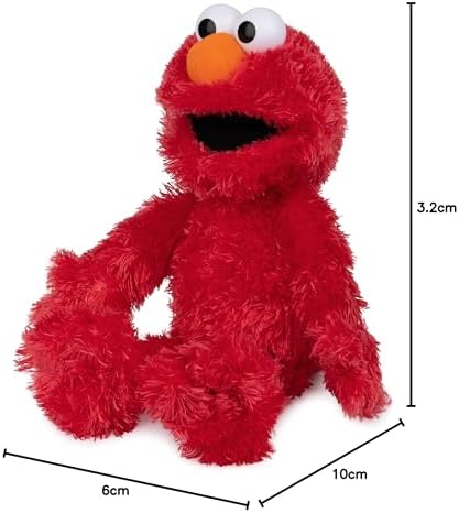 GUND Sesame Street Official Elmo Muppet Plush, Premium Plush Toy for Ages 1 & Up, Red, 13”