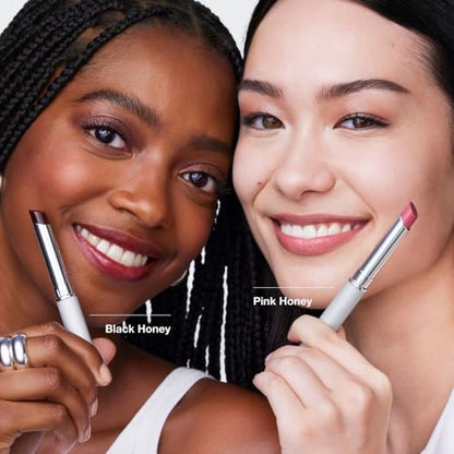 Clinique Almost Lipstick Tinted Lip Balm in 2 Iconic Shades Black Honey and Pink Honey | Sheer + Lightweight