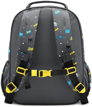Simple Modern Medium DC Comics Batman Toddler Backpack for School Girls and Boys | Kindergarten Elementary Kids Backpack | Fletcher Collection | Kids - 15" tall | Batman POW!