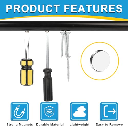 Small Magnets, 400 Pack Refrigerator Magnet 6x2mm Rare Earth Magnets Neodymium Magnet for Crafts, Whiteboard, Kitchen Cabinet