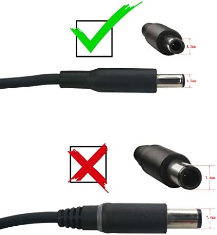 New Dell Original Laptop Charger 65W watt 4.5mm tip AC Power Adapter(Power Supply) with Power Cord for Inspiron 13 14 15,3000 5000 7000 Series,5558 5755 3147 7348-2in1 5555 5559,0G6j41 0MGJN