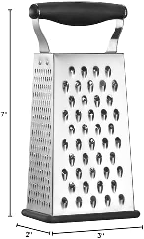 OXO Good Grips Soft-Handled Manual Can Opener & Cuisinart Boxed Grater, Black, One Size