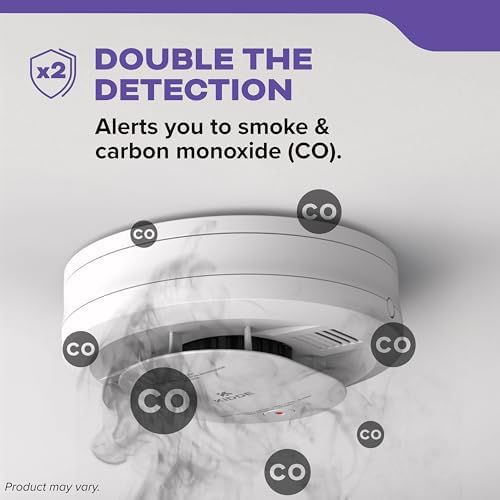 Kidde Smoke & Carbon Monoxide Detector, 10-Year Battery Powered, LED Warning Light Indicators, 30CUD10