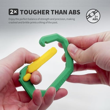 OVERTURE Super PLA+ Filament 1.75mm, Toughness Enhanced PLA Plus, Cardboard Spool, 1kg Filament (2.2lbs), Dimensional Accuracy +/- 0.02 mm (Light Gray)