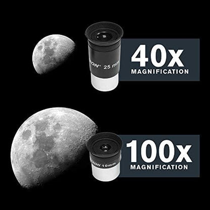 Celestron 22452 StarSense Explore LT114AZ Newtonian Reflector Telescope with Smartphone App-Enabled Technology - Includes Two Eyepieces, 2X Barlow Lens, Phone Dock and Height-Adjustable Tripod, Black