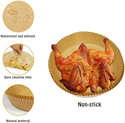 200 Pcs Air Fryer Liners - Disposable Parchment Paper Sheets for Ninja Air Fryer AF101 & AF150 XL