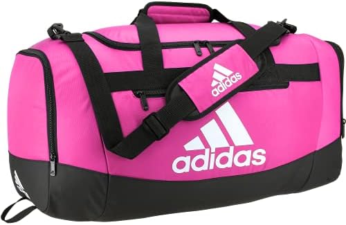 adidas Unisex Defender 4.0 Gym Duffel Bag for Men and Women, Team Shock Pink, Medium (66L)
