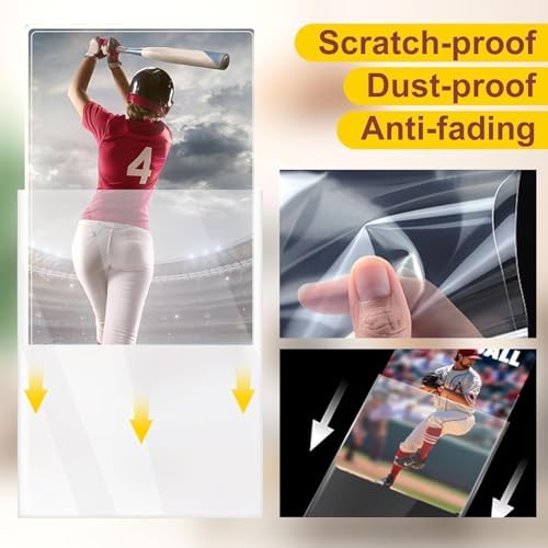 3000 Counts Card Sleeves Top Loaders for Trading Cards, Penny Soft Sleeves Baseball Card Sleeve Protectors Fit for Sports,Football,Game Cards