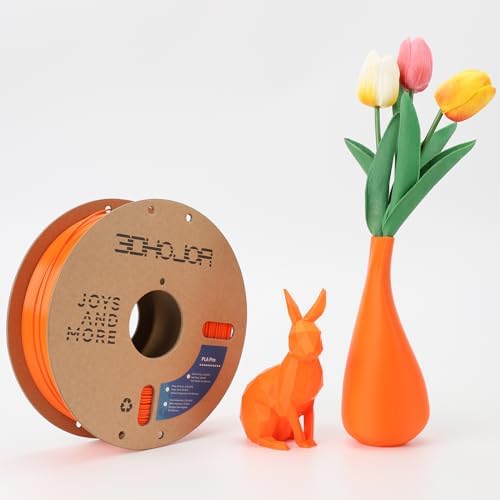 PLA Pro (PLA+) Filament 1.75mm, 3D Printer Filament, Cardboard Spool, Dimensional Accuracy +/- 0.03 mm Orange, 1kg
