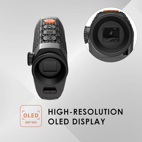 RIX Pocket K2 Portable Thermal Monocular for Hunting, 256x192 (50Hz), Wi-Fi, Handheld Night Vision Monocular