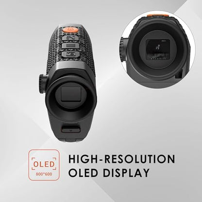 RIX Pocket K2 Portable Thermal Monocular for Hunting, 256x192 (50Hz), Wi-Fi, Handheld Night Vision Monocular