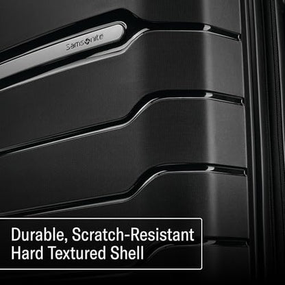 Samsonite Freeform Hardside Carry-On Luggage with Spinner Wheels - Hardshell Suitcase - TSA, Airline-Approved - Expandable Hard Shell, Smooth Rolling Wheels for Lightweight Travel - Powder Blue