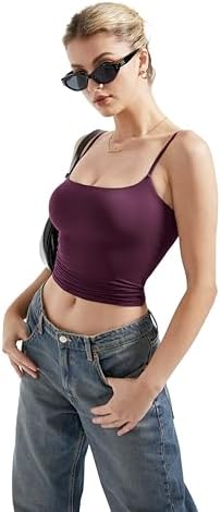SUUKSESS Women Sexy Square Neck Tank Top Summer Y2K Going Out Basic Cami Shirt