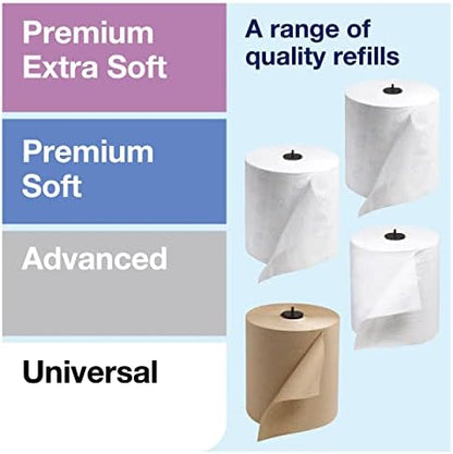 Tork Matic Soft Hand Towel Roll (6 Rolls) and Tork Matic Paper Towel Dispenser
