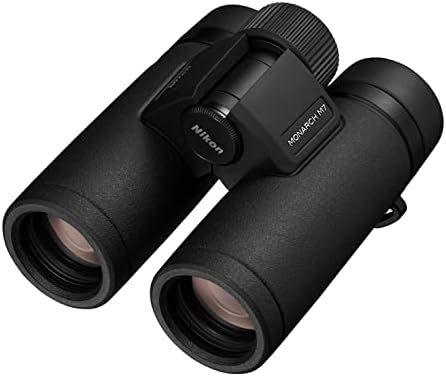 Nikon Monarch M7 8x30 Binocular | Waterproof, fogproof, Rubber-Armored Compact Binocular with ED Glass, Wide Field of View, Oil & Water Repellent Coating, Locking Diopter | Official Nikon USA Model