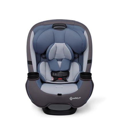 Safety 1st Grow and Go All-in-One Slim Convertible Car Seat, Rear Facing, 5-40 lbs, Forward Facing (30–65 lbs), High Back Booster Seat 40-100 pounds, Alaskan Blue