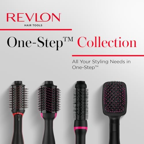 REVLON One Step Volumizer PLUS Hair Dryer and Styler | More Volume, Less Damage, and More Styling Control for Easy and Fast Salon-Style Blowouts, Plus Travel Friendly (Black)