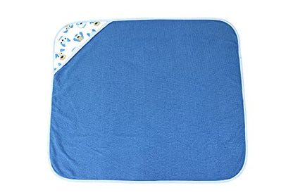 Cudlie Buttons & Stitches Baby Boy 3 Pack Rolled/Carded Hooded Towels in Dog Gone Cute Print, GS71722
