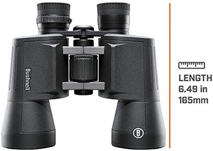 Bushnell PowerView 2 Binoculars, High-Definition Binoculars with Multi-Coated Lenses, Durable Aluminum Alloy Chassis, Wide Field of View, Ideal for Wildlife Observation, Hiking and Sporting Events
