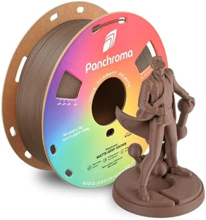 Polymaker Panchroma Matte PLA Filament, Army Brown 1.75mm 1kg 3D Printing Filament, Formerly Polyterra Matte, Fit Most FDM 3D Printers, 1kg Spool (2.2lbs)