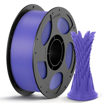 ANYCUBIC PLA 3D Printer Filament, 3D Printing PLA Filament 1.75mm Dimensional Accuracy +/- 0.02mm, 1KG Reusable Spool (2.2 lbs), Purple