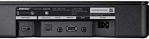 Bose TV Speaker - Soundbar for TV with Bluetooth and HDMI-ARC Connectivity, Black, Includes Remote Control