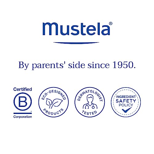 Mustela Cradle Cap Foam Shampoo for Newborn - Baby Shampoo with Naturally derived Avocado Polyphenols - Tear-Free & Fragrance-Free - 5.07 fl. oz