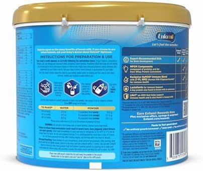 Enfamil Optimum Baby Formula, Our Closest Formula to Breast Milk, Immune-Supporting Lactoferrin also found in Breast Milk, Brain-Building DHA, 20.5 Oz