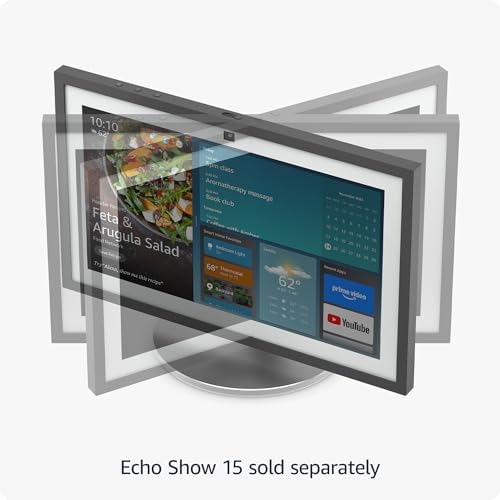 Amazon Premium Adjustable Stand | Designed for Amazon Echo Show 15 (sold separately)