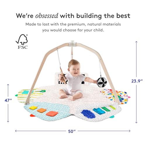 LOVEVERY | The Play Gym | Award Winning For Baby , Stage-Based Developmental Activity Gym & Play Mat for Baby to Toddler