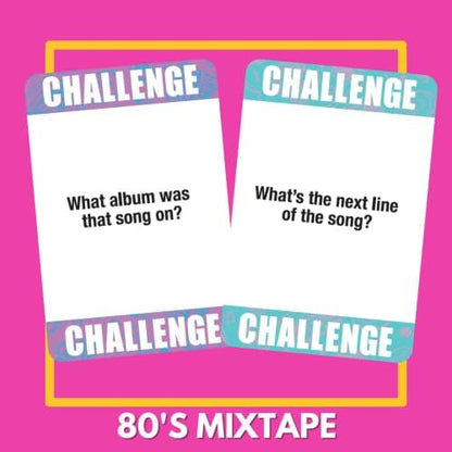 Lyrically Correct '80s Mixtape Music Trivia Card Game - Hip Hop, R&B, Funk, and Pop Edition - Finish The Lyrics Challenge, Fun for Adults, Party or Family Night