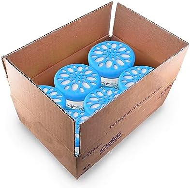 Bright Air 14 oz. Super Odor Eliminator, For Medium-Size Spaces, Cool & Clean Scent, Case of 6,Air Freshener, Natural Essential Oils, Lasts Up to 90 Days Each