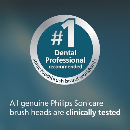Philips Sonicare C2 Plaque Control - Genuine Replacement Electric Toothbrush Heads, White, 3 Pack, HX9023/65