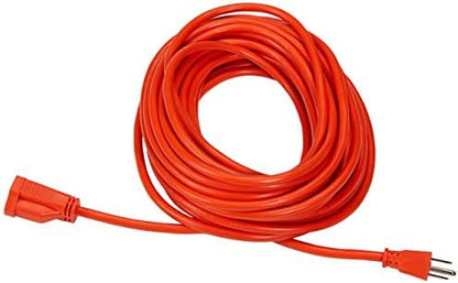 Amazon Basics 50 foot 3-Prong Vinyl Indoor/Outdoor Extension Cord - 13 Amps, 1625 Watts, 125 VAC, Orange