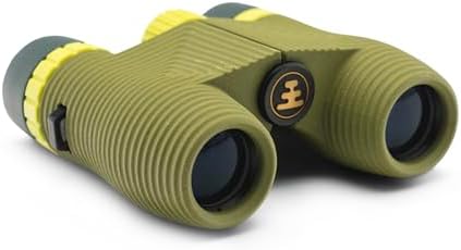 Nocs Provisions Standard Issue 10x25 Waterproof Binoculars, 10X Magnification, Bak4 Prism, Wide View Multi-Coated Lenses for Bird Watching, Hiking & Backpacking - Olive Green