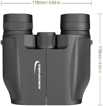 12x32 Compact Binoculars for Adults Kids - Aurosports Small Binoculars for Birdwatching - High Power Easy Focus Lightweight Binocular for Traveling Hunting Cruise Ship Hiking