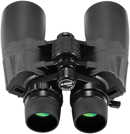 10-30X50 High Powered Zoom Binoculars for Adults - Professional Military HD Binoculars with BAK4 Prism/FMC Lens/Large View/Waterpoof/Low Light Night Vision for Bird Watching, Hunting, Outdoor, Hiking