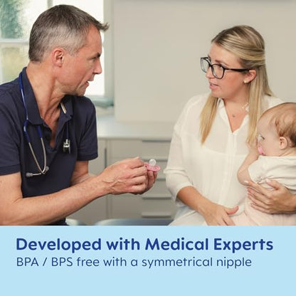 MAM Original Matte Baby Pacifiers, Binky for Girls 0-6 Months, BPA-Free Silicone Nipple, Easy to Clean, Best for Newborn Babies, Developed with Medical Experts, 6 Count Binkies