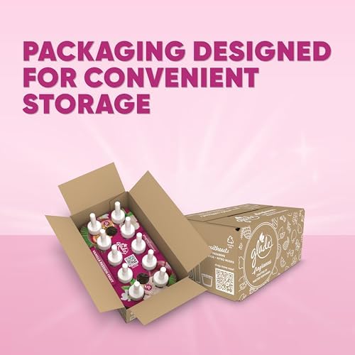 Glade PlugIns Refills Air Freshener, Vanilla Passion Fruit, Scented and Essential Oils for Home and Bathroom, 0.67 Fl Oz, 10 Count