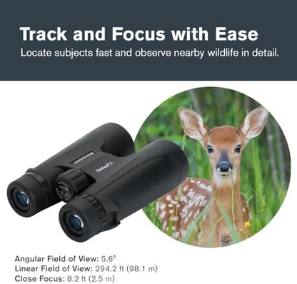 Celestron – Outland X 10x50 Binoculars – Waterproof & Fogproof – Binoculars for Adults – Multi-Coated Optics and BaK-4 Prisms – Protective Rubber Armoring, Black