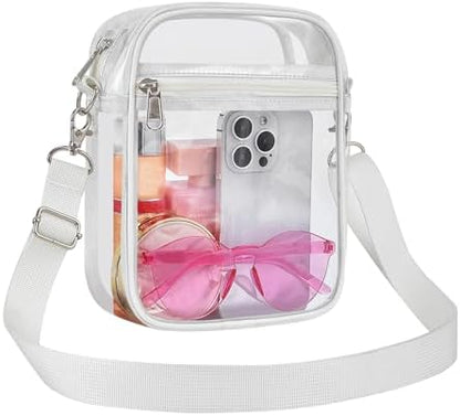 USPECLARE Clear Purse Stadium Approved CrossBody Bag for Men and Women