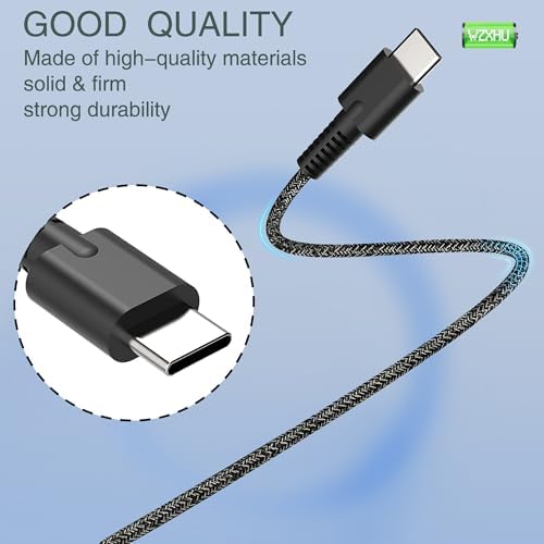 New Slim 65W USB C Laptop Charger Compatible with HP Spectre x360, Envy, Chromebook, Elitebook x360, Pavilion, Elite x2 Travel Type C Power Cord Ac Adapter