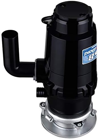 Waste Maid 10-US-WM-058-3B Garbage Disposal Anti-Jam Stainless Steel Food Waste Grinding System, 1/2 HP Economy, Black