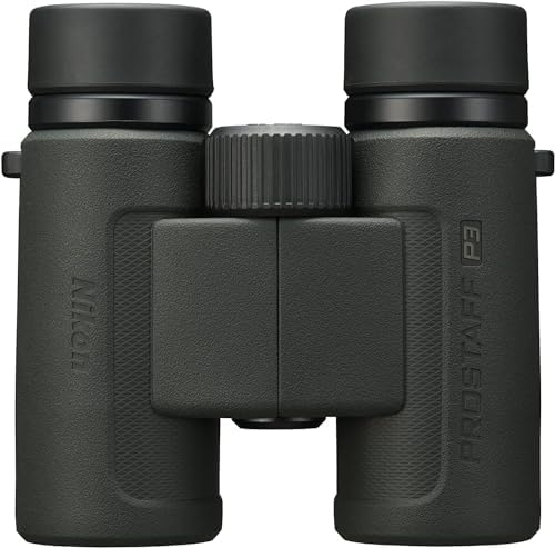 Nikon PROSTAFF P3 8x30 Binocular | Waterproof, fogproof, Rubber-Armored Compact Binocular, Wide Field of View & Long Eye Relief | Official Nikon USA Model