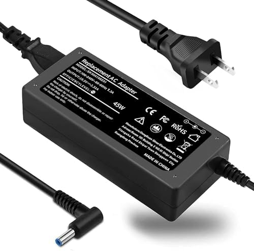 TSKYBEAR 45W 19.5V 2.31A Ac Adapter Laptop Charger Compatible with HP Pavilion x360 Charger 15-f272wm 15-f387wm 15-f233wm 15-f222wm 15-f211wm 15-f337wm 17-g121wm Notebook Power Supply Cord Plug
