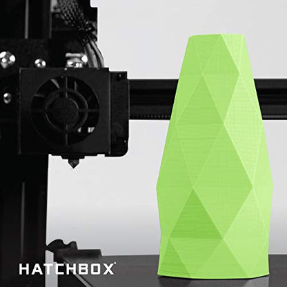 HATCHBOX 1.75mm Pastel Green PLA 3D Printer Filament, 1 KG Spool, Dimensional Accuracy +/- 0.03 mm, 3D Printing Filament