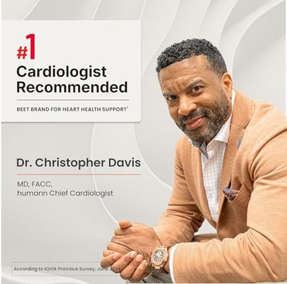 HumanN SuperBeets Heart Chews, Nitric Oxide and Blood Pressure Support, Grape Seed Extract & Non-GMO Beet Root Powder Energy, Pomegranate Berry Flavor, 120 Count