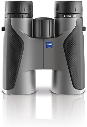 ZEISS Terra ED Binoculars 8x42 Waterproof, and Fast Focusing with Coated Glass for Optimal Clarity in All Weather Conditions for Bird Watching, Hunting, Sightseeing, Grey